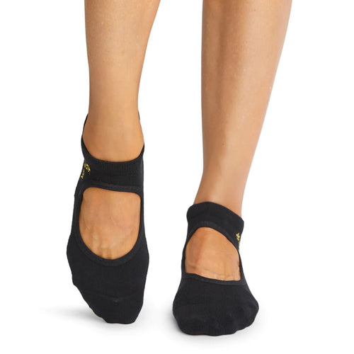Tavi Active Emma Grip Socks Ebony Flourish