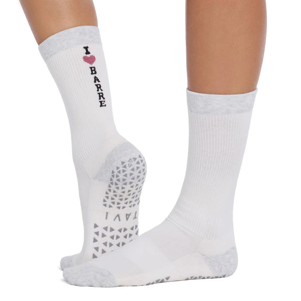 Tavi Jess Grip Socks I Love Barre