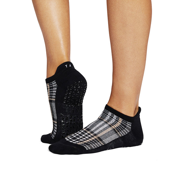 tavi savvy classic plaid grip socks