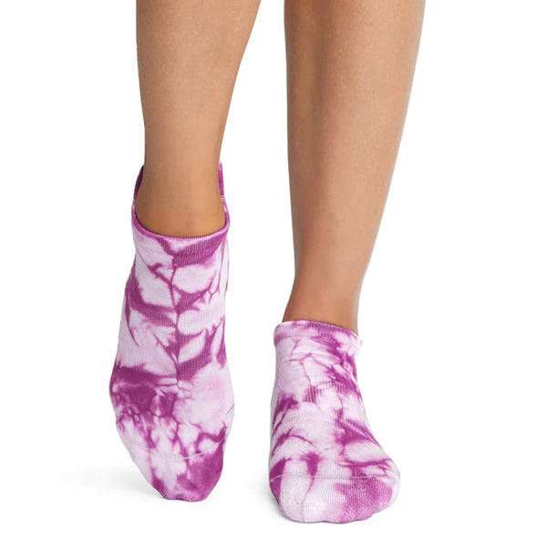Tavi Active Savvy Grip Socks Violet Tie-Dye