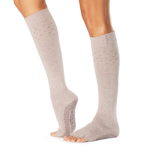 toesox half toe twinkle primrose scrunch grip socks