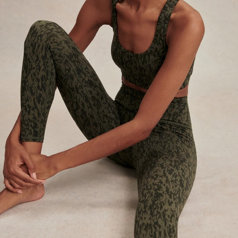 Always High 25 Leggings - Olive Smoke