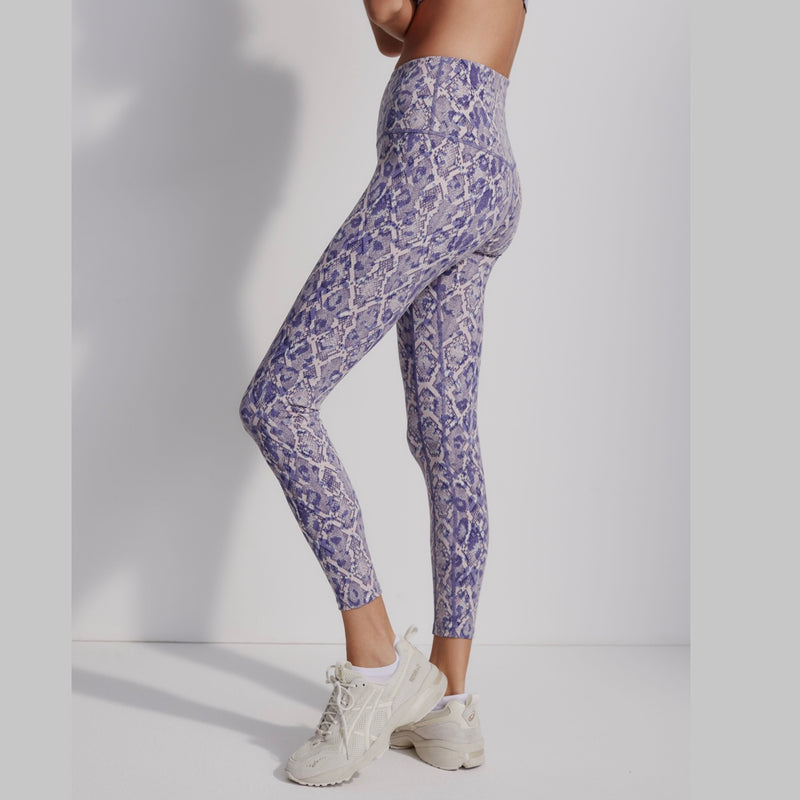 VARLEY - Let's Move High Rise Legging // Blue Mix Lace Snake on