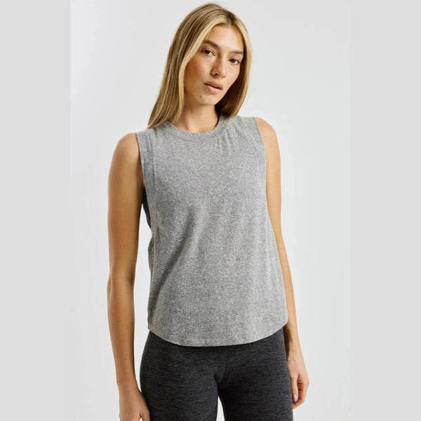 Year Of Ours Perfect Muscle Tank Heather Gray