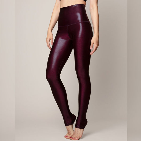 Emily Hsu Bordeaux Shimmer Long Legging