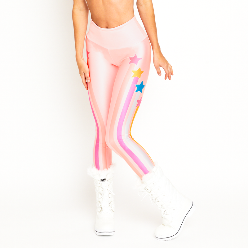 Goldsheep Pink Shooting Stars Legging