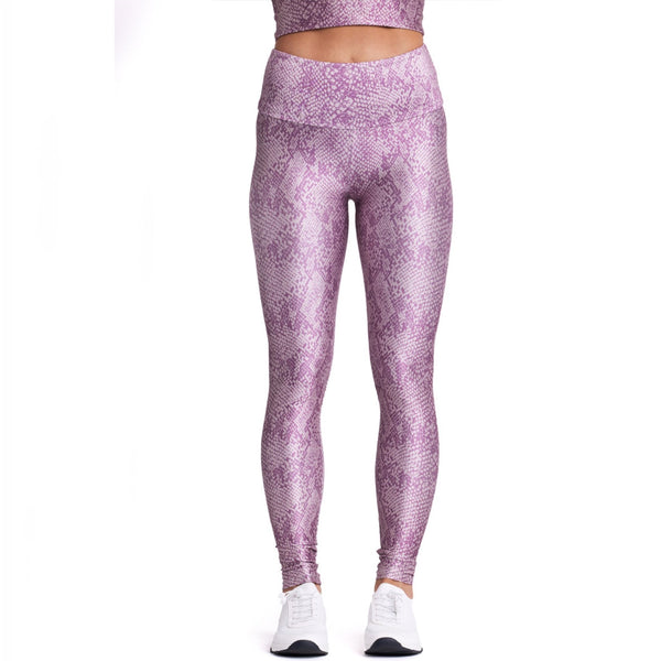 gold sheep leggings dusty pink snakeskin