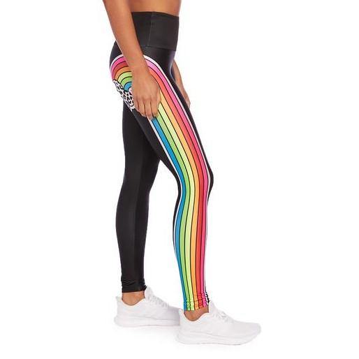 Neon Double Rainbow Leggings - Goldsheep - simplyWORKOUT