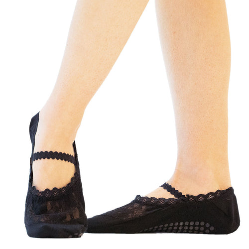 great soles Eva lace ballet grip socks