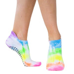 great soles grip socks avery tie dye neon multi