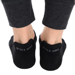 Great Soles Riley Tab Back Grip Socks Black