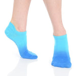 Great Soles Ombre Caribbean Blue Grip Socks