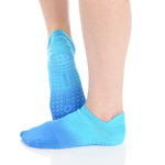 Great Soles Ombre Caribbean Blue Grip Socks