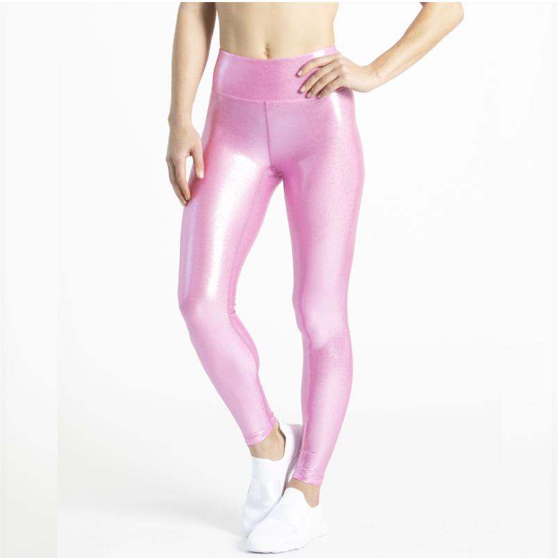 Metallic Neon Pink Legging - ShopperBoard