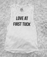 Love at First Tuck Muscle Tank - simplyWORKOUT