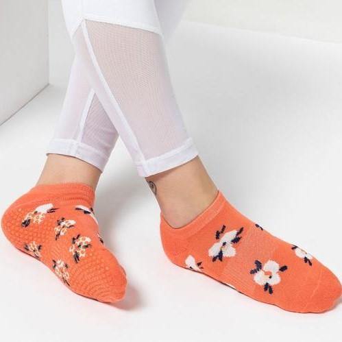 MoveActive Classic Low Rise Grip Socks Peach