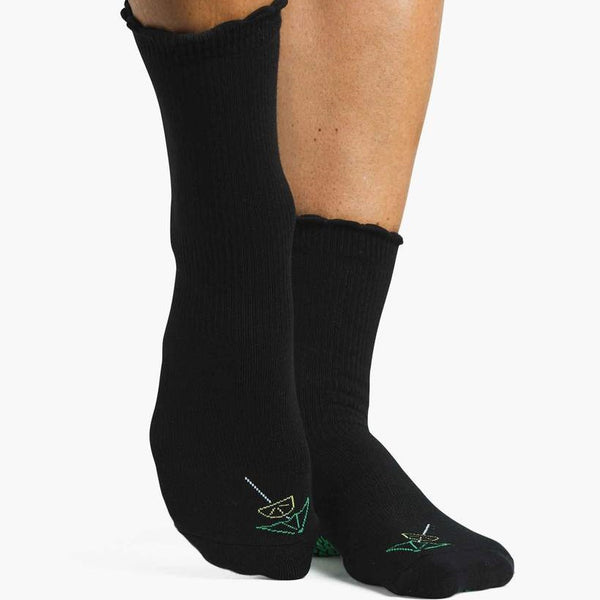 Pointe Studio Happy Hour Crew Grip Sock Stretch Limo