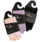 Ro & Arrows Rhiannon Low Show Open toe Grip Socks - Pink Lavender Solid