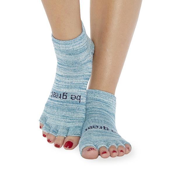 Half Toe Be Great Grip Socks Mist- Sticky Be - simplyWORKOUT – SIMPLYWORKOUT