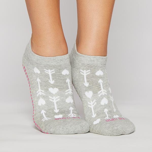 Sticky Be Be Mine - Heather Arrows Grip Socks