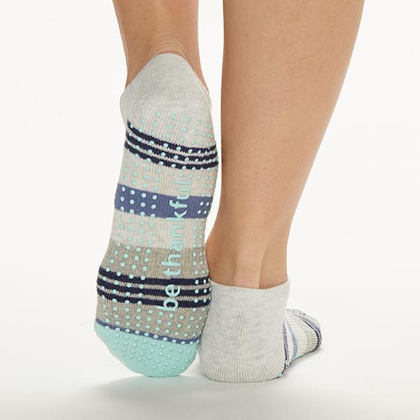 Be Thankful - Mia Bermuda Grip Socks (Barre / Pilates)