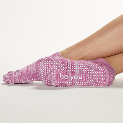 Sticky Be Be You Grip Socks Marbled Begonia