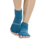Sticky Be Be Fearless - Lagoon White Half Toe Grip Socks