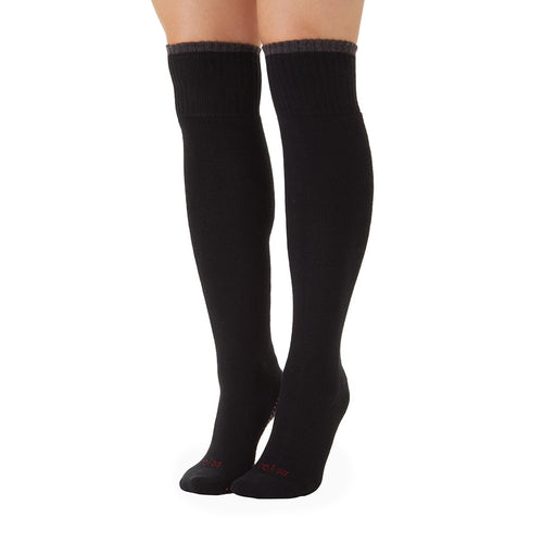 Sticky Be Be You Knee High Grip Socks Black Cranberry Charcoal