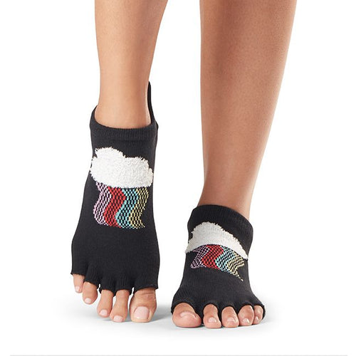 Toesox Low Rise Half Toe Grip Socks - Imagine