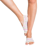 tucketts ballerina peony stripes grip socks