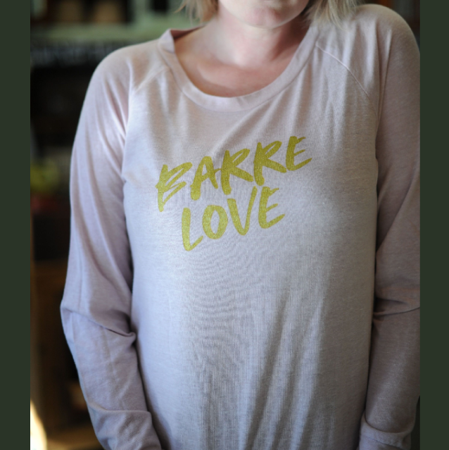 Wreath and Robe Barre Love Pullover - Faint Rose