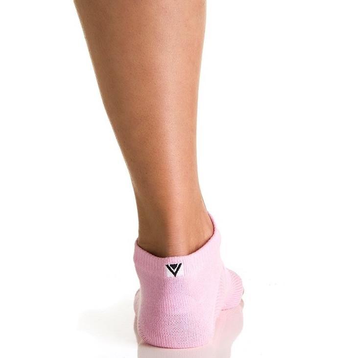 Hot Pink Lips - Ankle Grip Sock (Barre / Pilates)