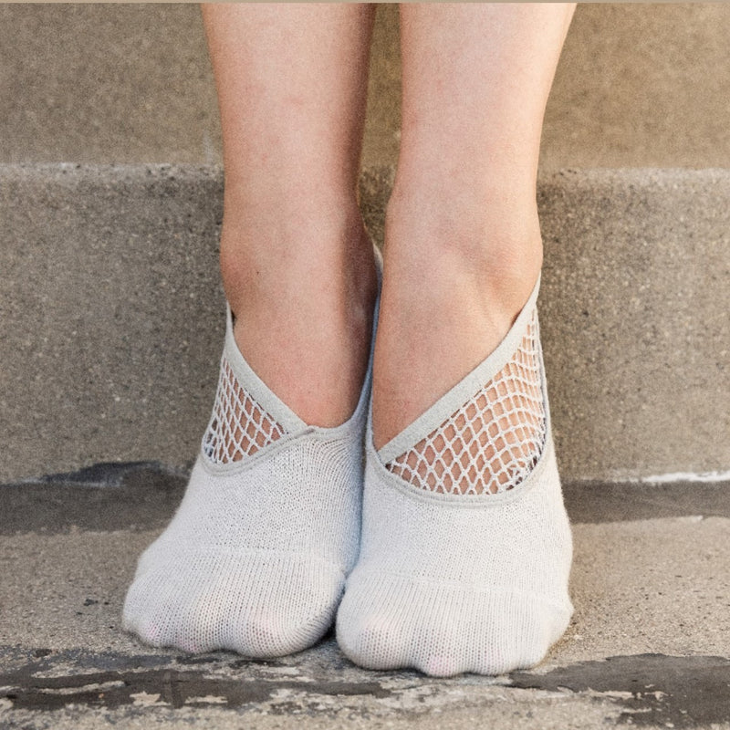 Arebesk Boxerella Gray- Grip Socks