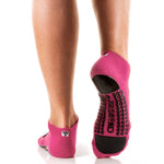 Arebesk Fishnet Grip Socks - Pink