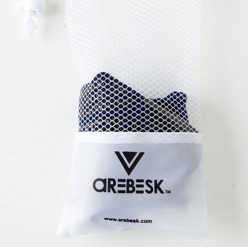 arebesk fishnet grip socks - green bags