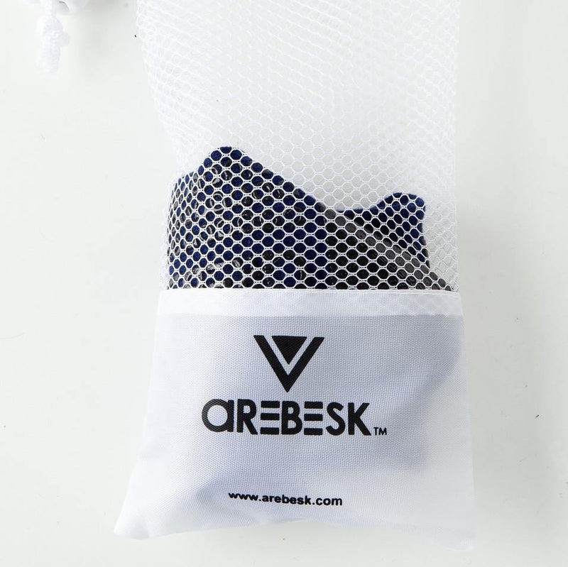 Arebesk Fishnet Grip Socks - Navy