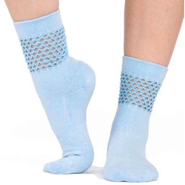 Arebesk crew grip sock vibe blue