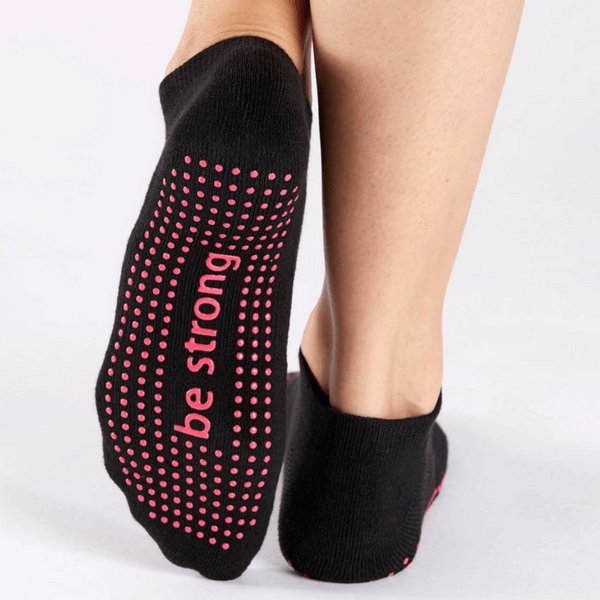 Grip Socks - Be Strong  (Barre / Pilates) - SIMPLYWORKOUT