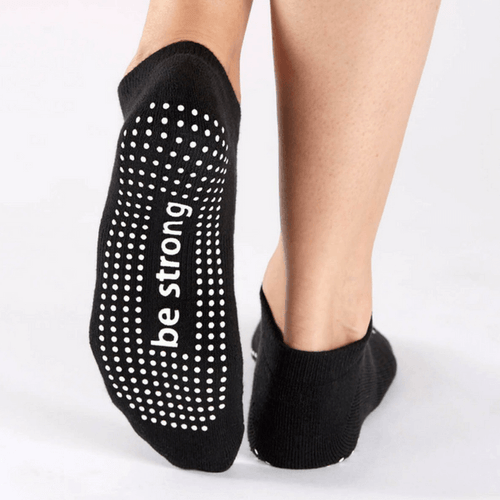 Grip Socks - Be Strong  (Barre / Pilates) - SIMPLYWORKOUT