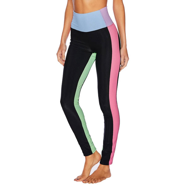 beach riot color block pastel leggings