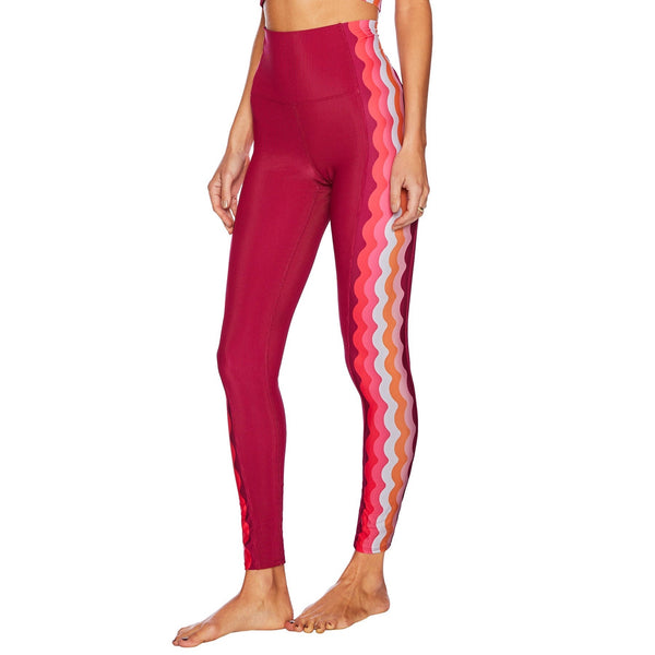 beach riot sangria wave ribbed leggings