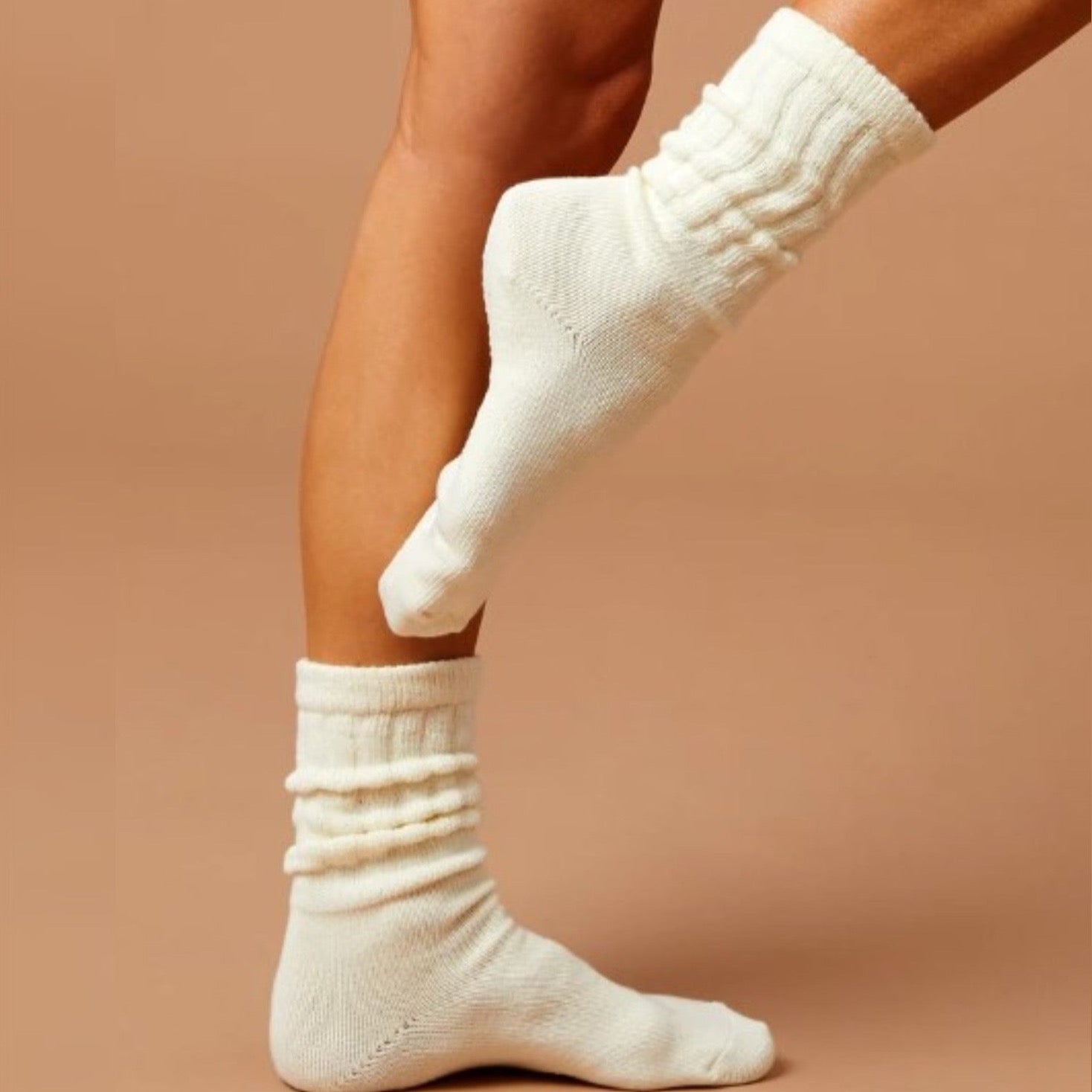 On Calcetines Largos Mujer - Performance High Sock - Limelight & Ice