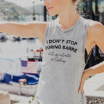 simplyWORKOUT - I Don't Stop - Distressed Wash Muscle Tank - SIMPLYWORKOUT