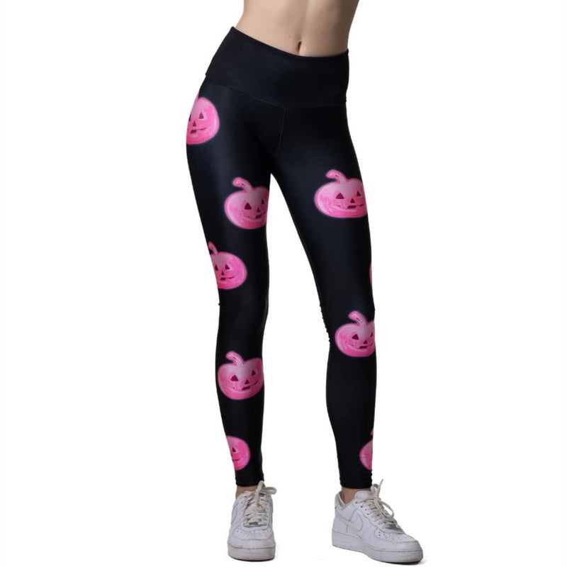 Pink Jack-O-Lantern Leggings Goldsheep simplyWORKOUT