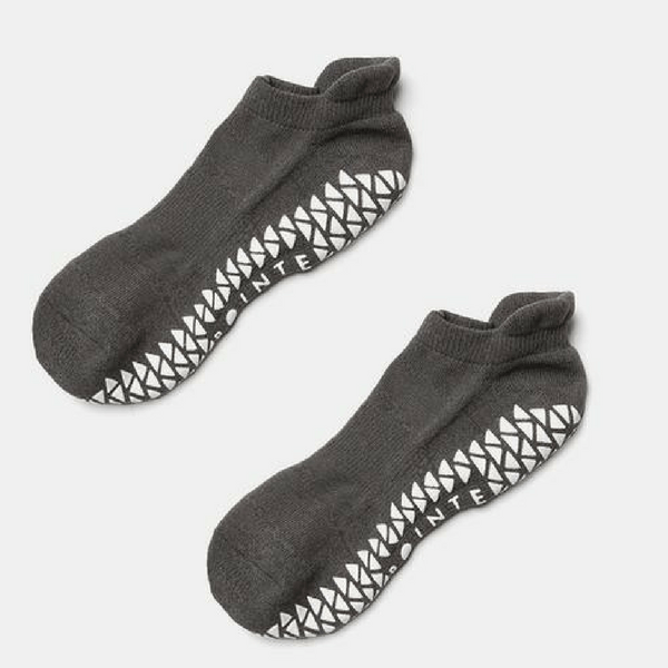 pointe studio grip sock grey union