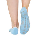 Jules Double Wrap Grip Sock -Blue / Silver
