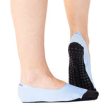 great soles coco blue and black grip socks