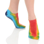 Great Soles Tie Dyed Multi Bright Grip Socks