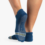 pointe studio mandy grip sock teal multi