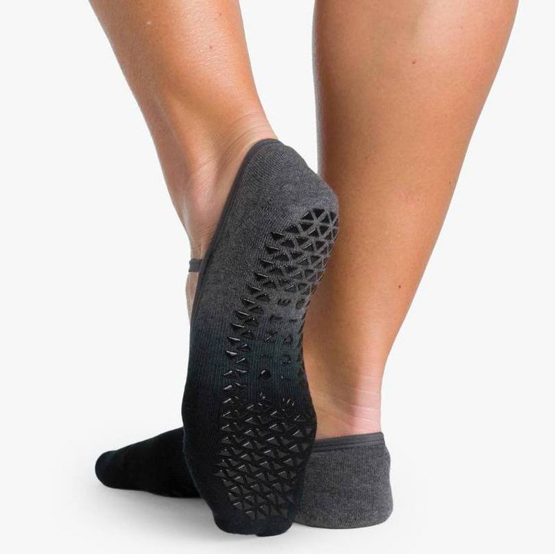 Piper Grip Sock Charcoal Black